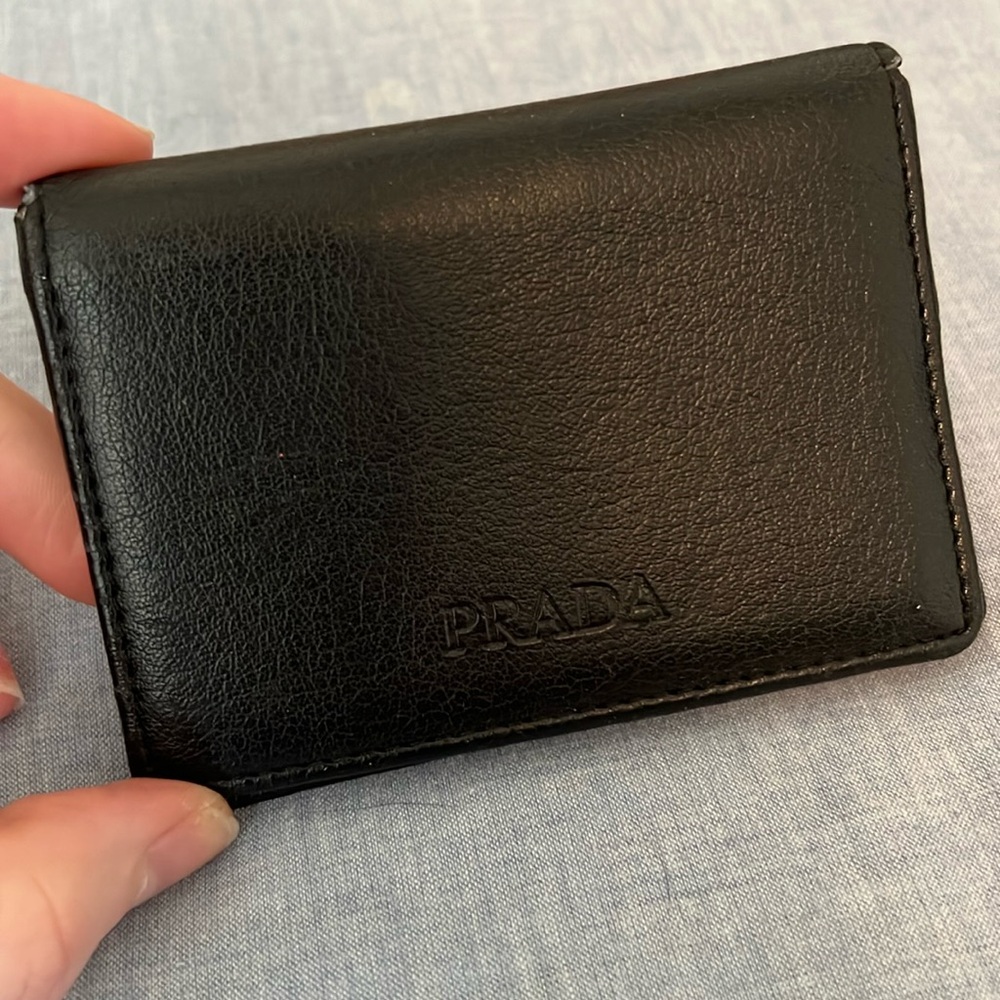 Pre-Loved Prada Leather Wallet - Mens